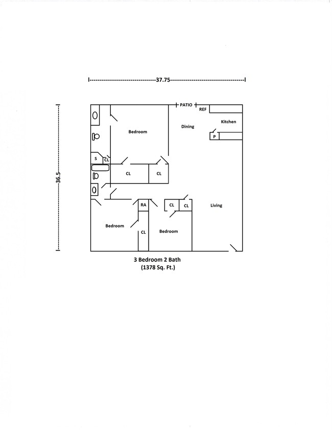 3BR/2BA - Palms at Baytown