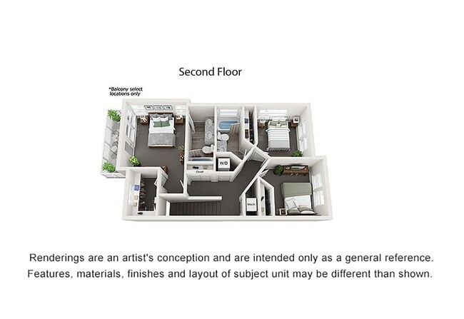 Floorplan - Parc at Day Dairy Apartments and Townhomes