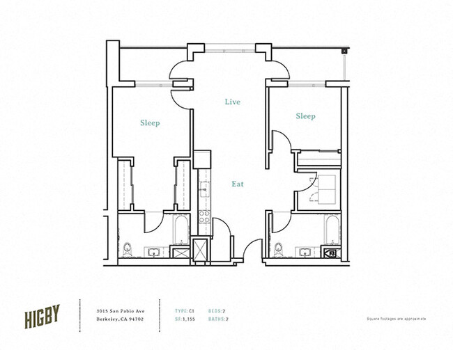 Floorplan - Aquatic Higby