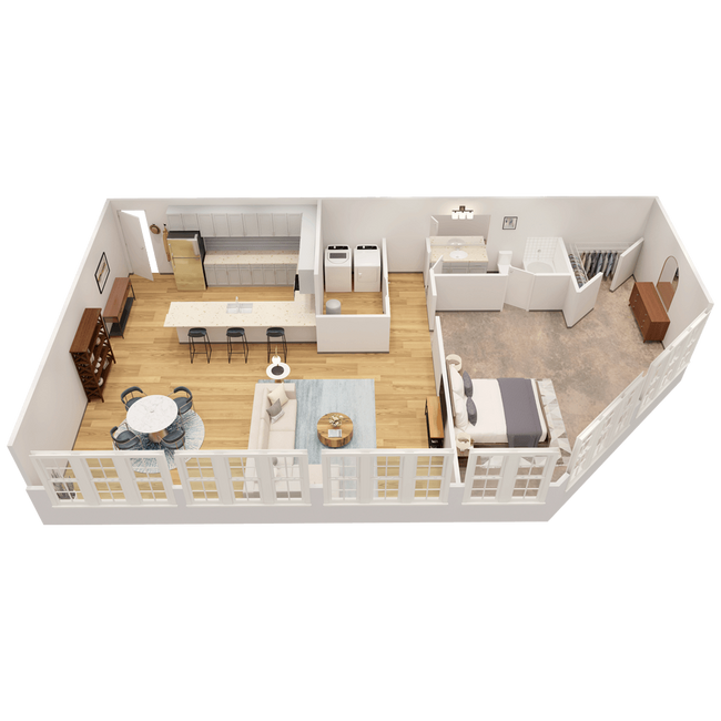 Floorplan - Bass Lofts Apartments