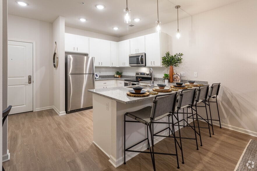 1 BR, 1 BA - A1 - 740 SF - The View on Collins Apartments