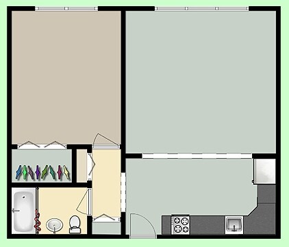 1BR/1BA - Nesle In Apartments