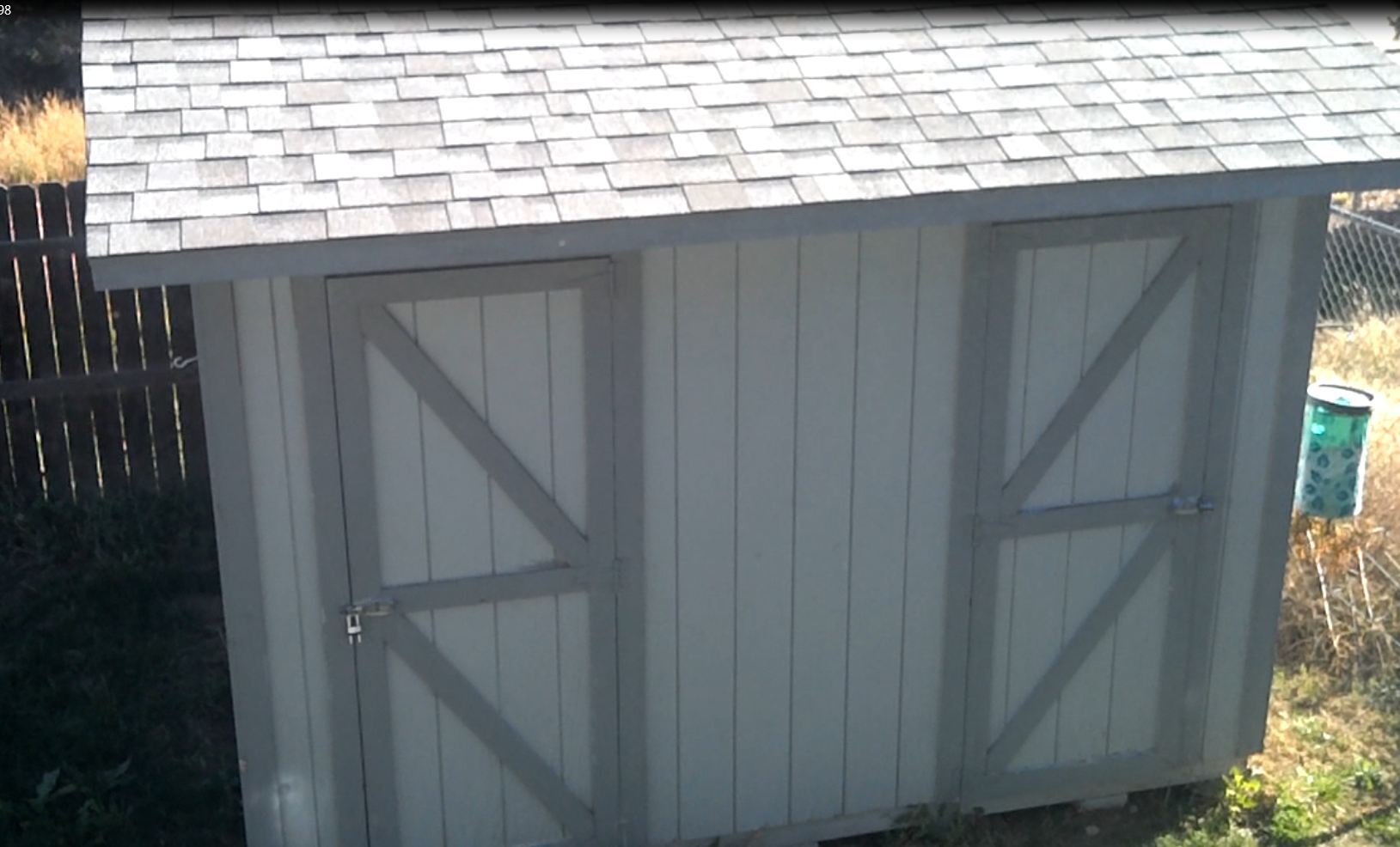 Shed for storage... you have half of this shed - 6640 Provincial Dr