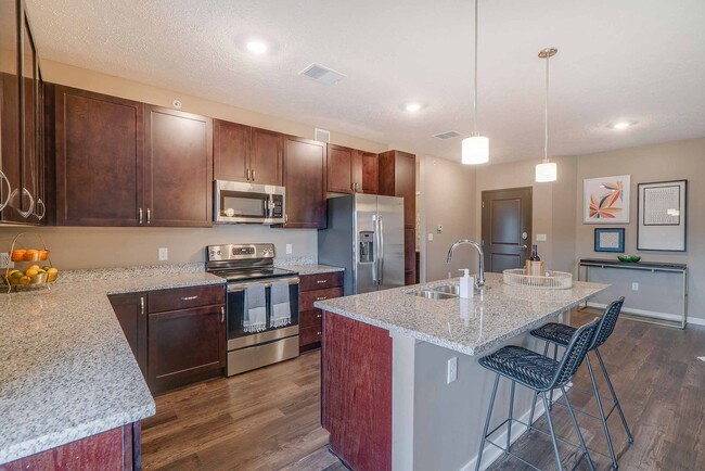 Modern design, spacious layouts, and everyday comfort come together at The Flats at Shadow Creek. - The Flats at Shadow Creek