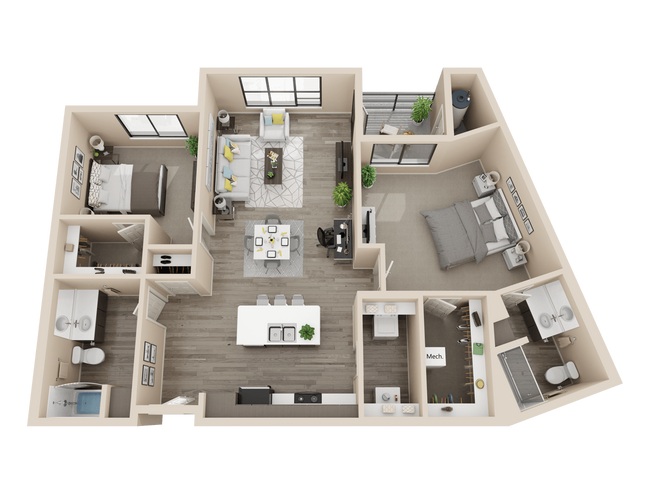 Floorplan - V on Broadway