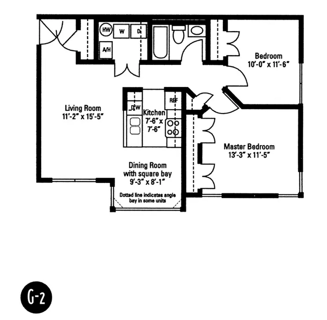 Floorplan - Crawford Square Apartments