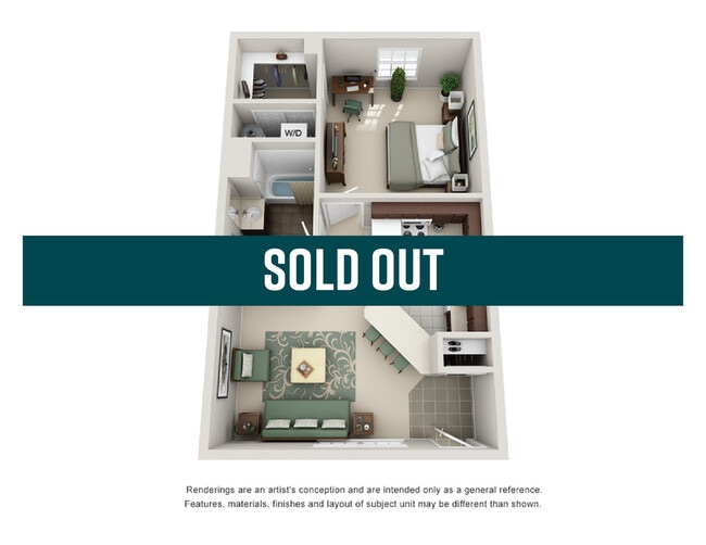 1BR/1BA- SOLD OUT - Canvas Townhomes Allendale