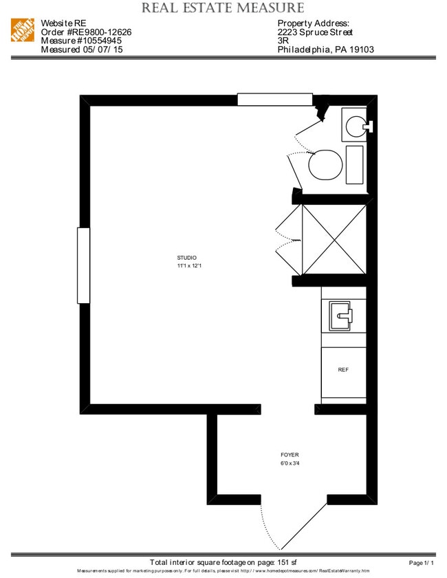 Floorplan - 2223 Spruce St