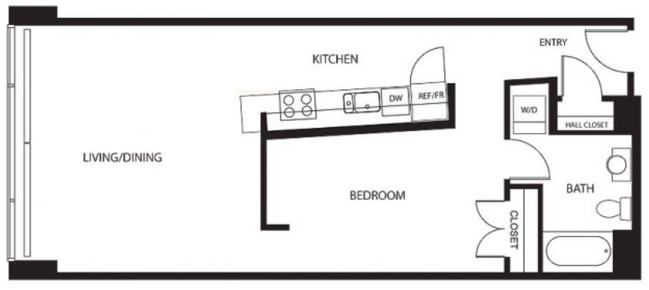 1BR/1BA - Loft23