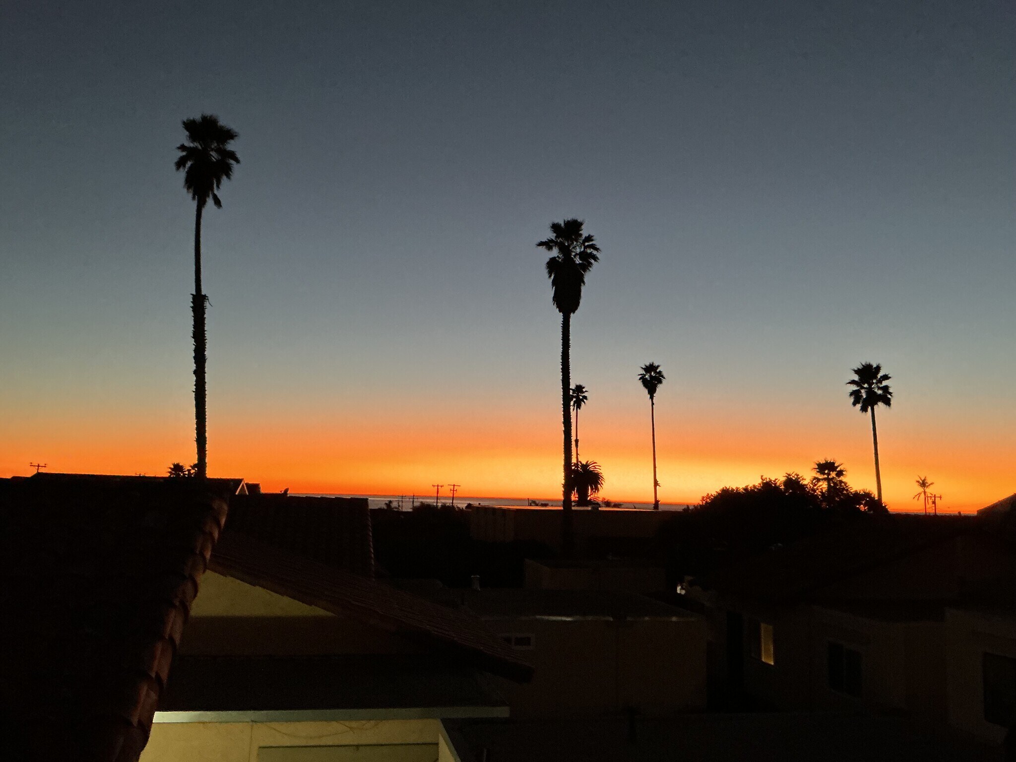 Sunset from the balcony - 3329 Panorama Dr