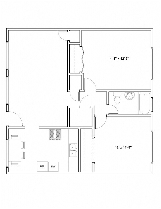 Floorplan - 2460-2470 9th Street