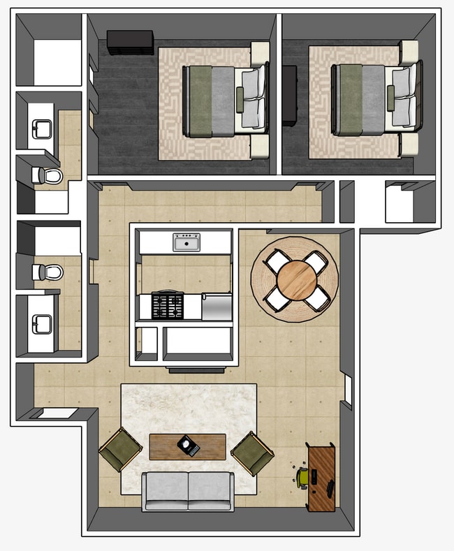 Floorplan - Lakewood Estates Apartments