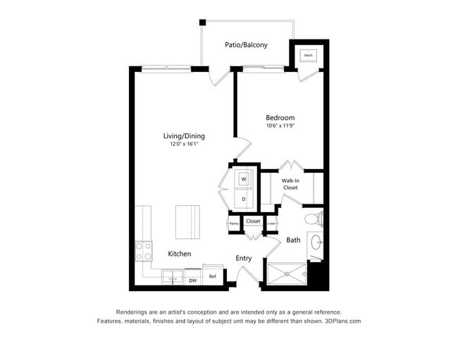 Floorplan - Heritage at Church Ranch 55+ Apartments