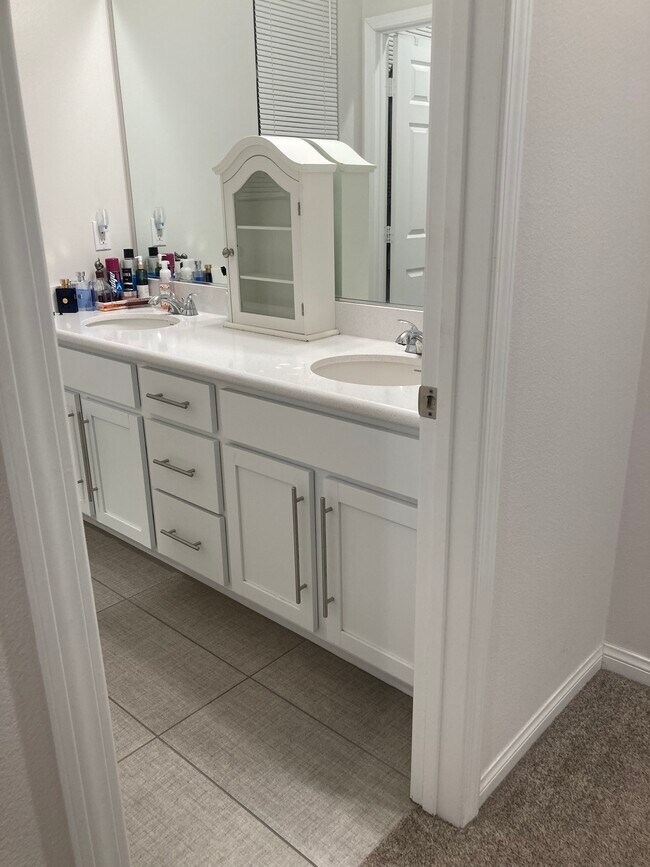 2 bathroom sinks with lots of cabinet space - 24734 Silver Stone Ct