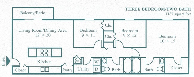 3BR/2BA - Willow Woods