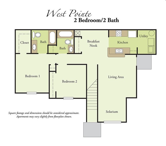 2BR/2BA - West Pointe Villas