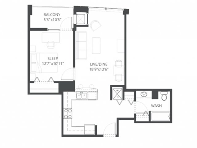 Floorplan - AMLI 900