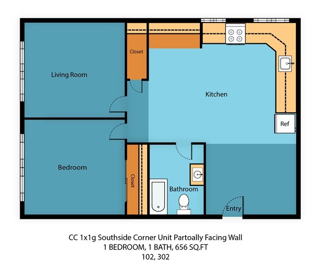 Floorplan - Carolina Court Apartment Homes