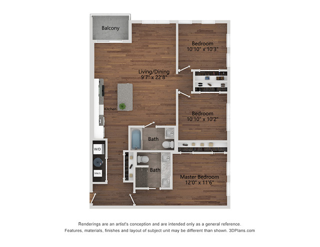 Floorplan - Monroe Aberdeen Place