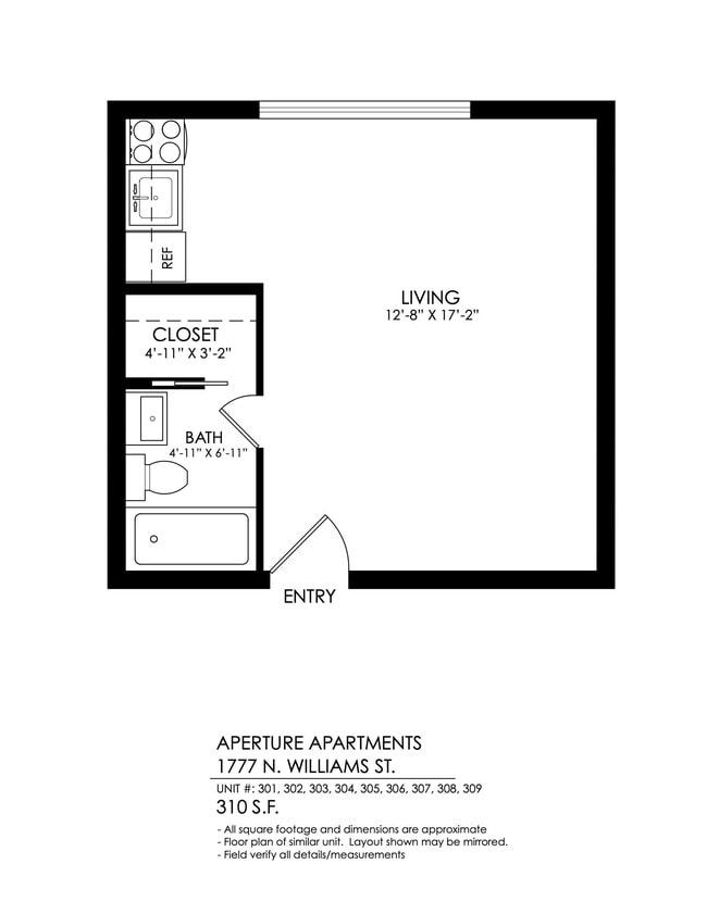 Floorplan - Aperture Apartments