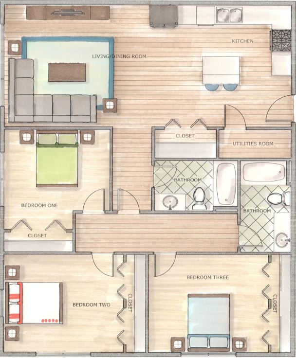 Floorplan - Urban Flats North