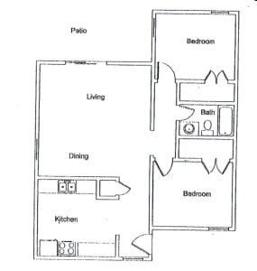 2BR/1BA - Woods