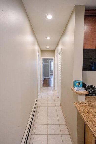 Hallway from kitchen - 747 Adams Ave