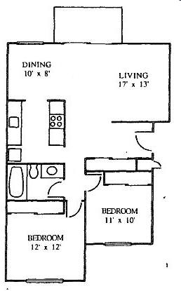 2BR/1BA - Parc Medallion Apartments