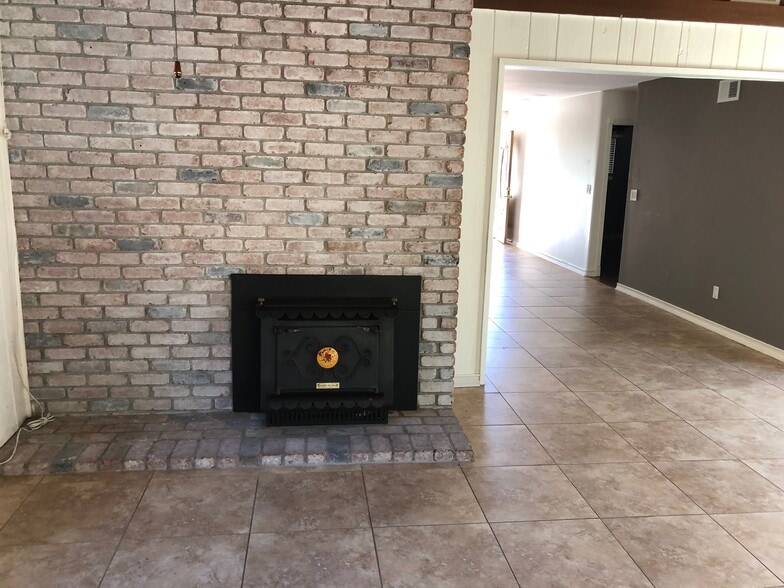 FirePlace in Family Room - 7216 Keighley St