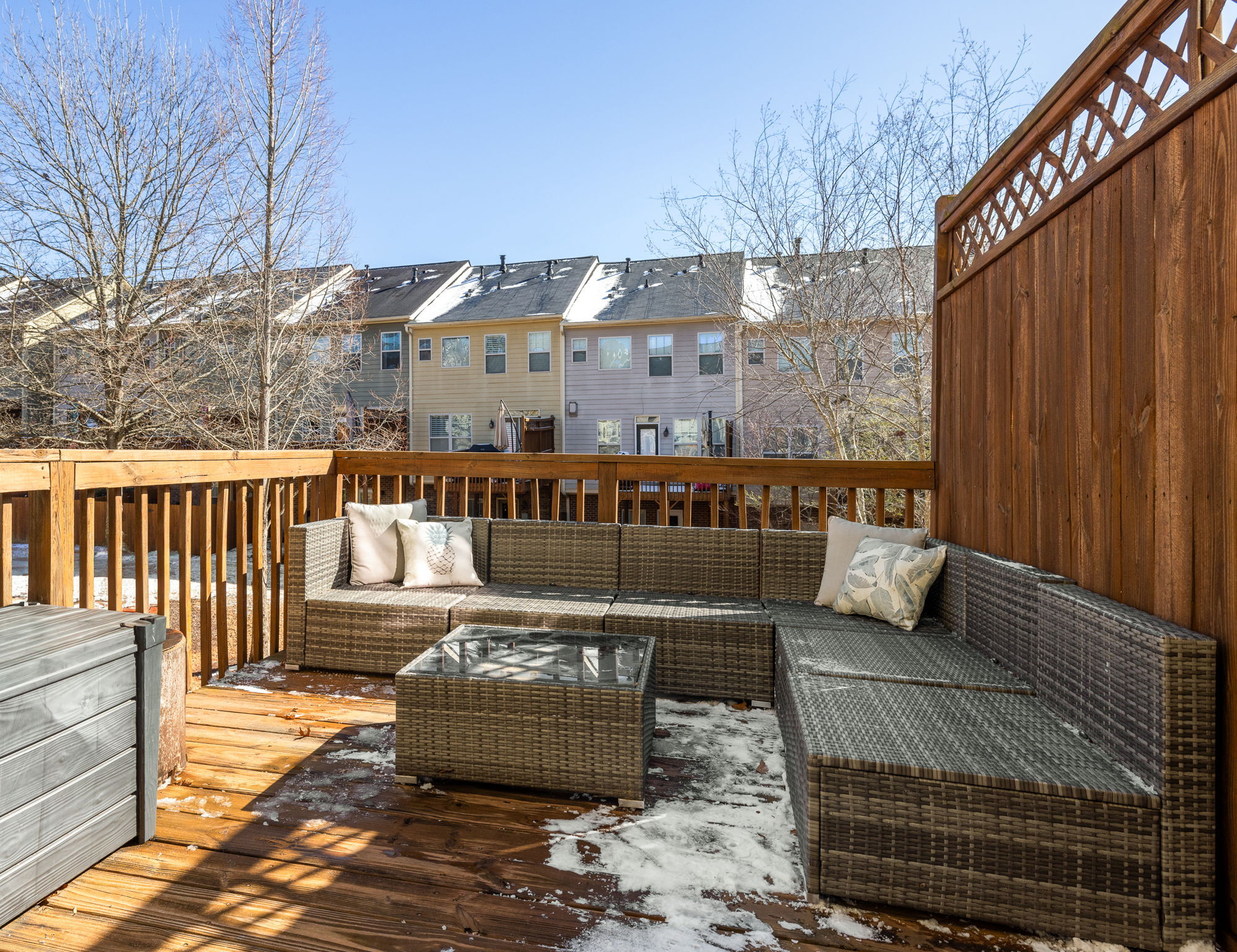 Back deck - 813 Charles Bank Ave SE