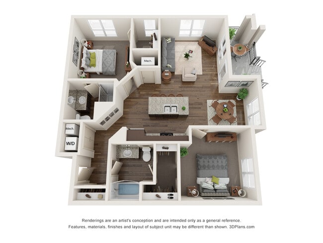 Floorplan - Royster Commons Apartment Homes