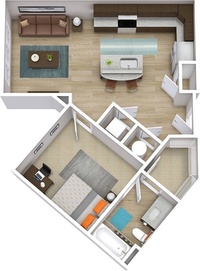 The Indy - 1 Bedroom - The Indy