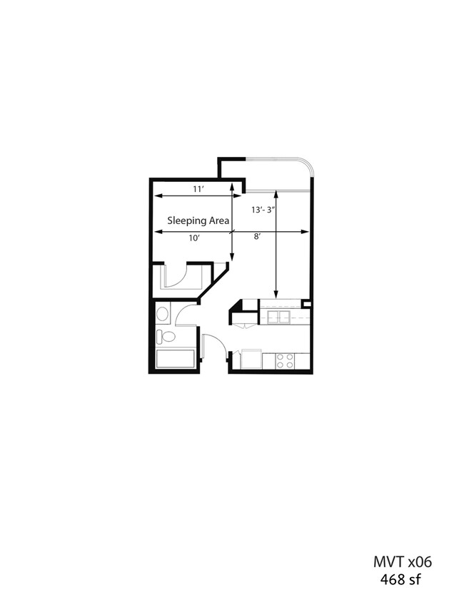 Floorplan - Midvale Towers