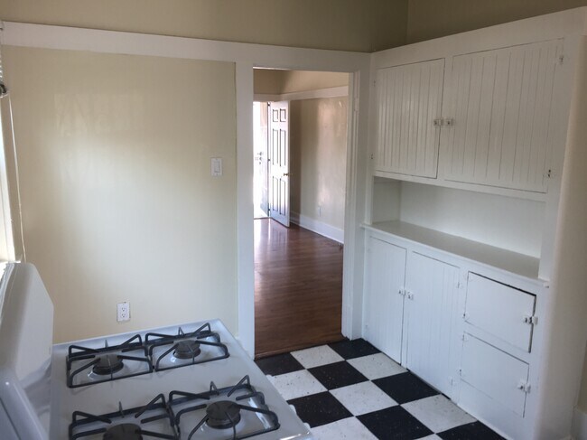 Kitchen View 1 with Built-Ins - 1414 Logan St
