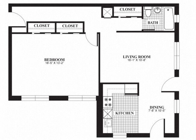 Floorplan - The Barrington Apartments