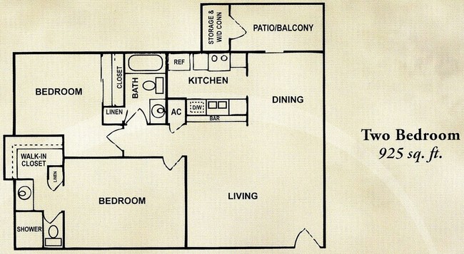 2BR/2BA - Forest Ridge Apartments