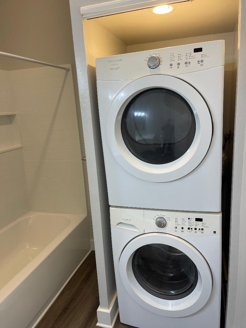 Washer/Dryer storage above - 739 Valence St