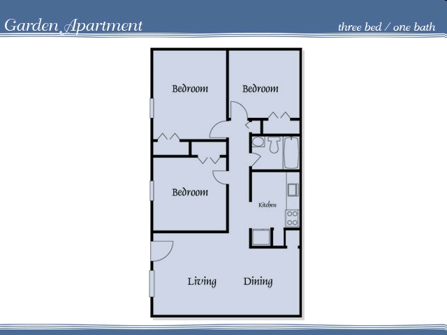 3BR/1BA - Indian River Apartments and Townhomes