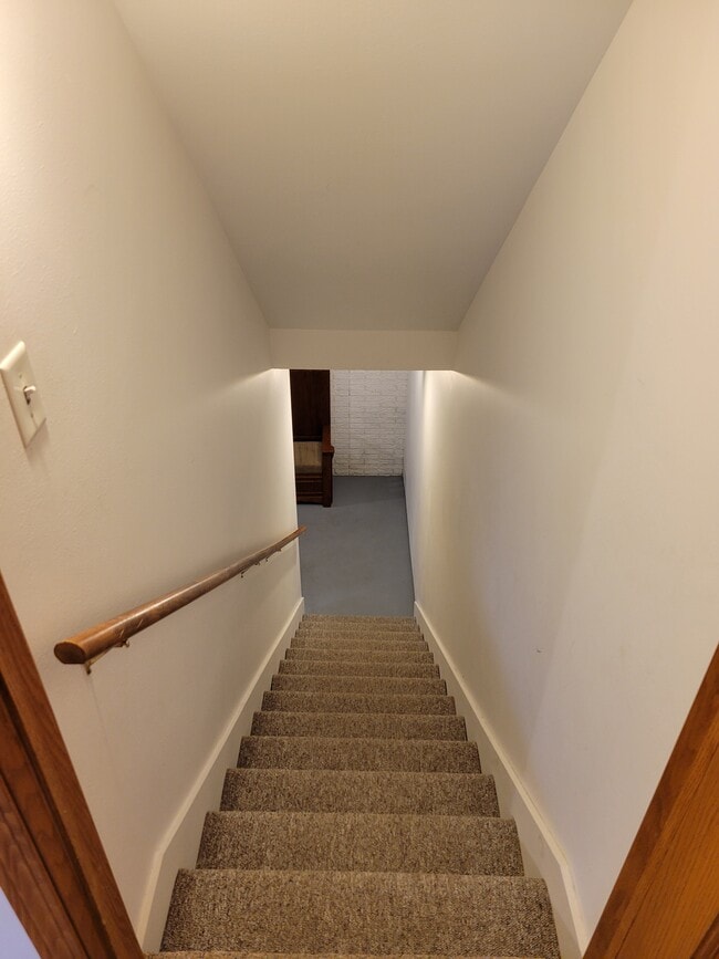 Stairs to laundry/garage - 153 Jennifer Ln