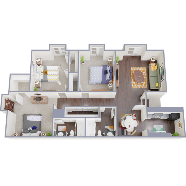Floorplan - Bainbridge Apartments