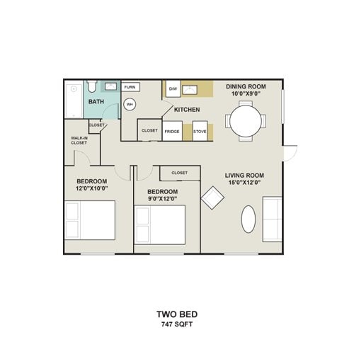 Floorplan - San Juan del Centro Apartments