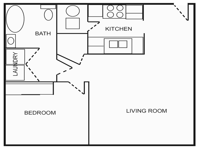 Floorplan - North Harrison Senior Apts