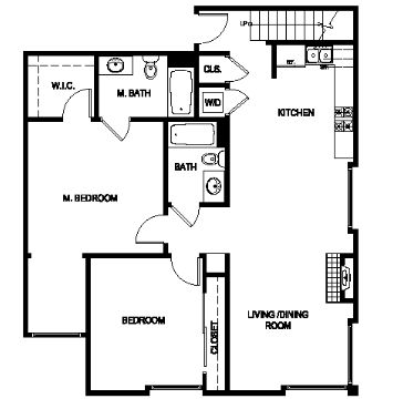 2BR/2BA - The Social Apartments