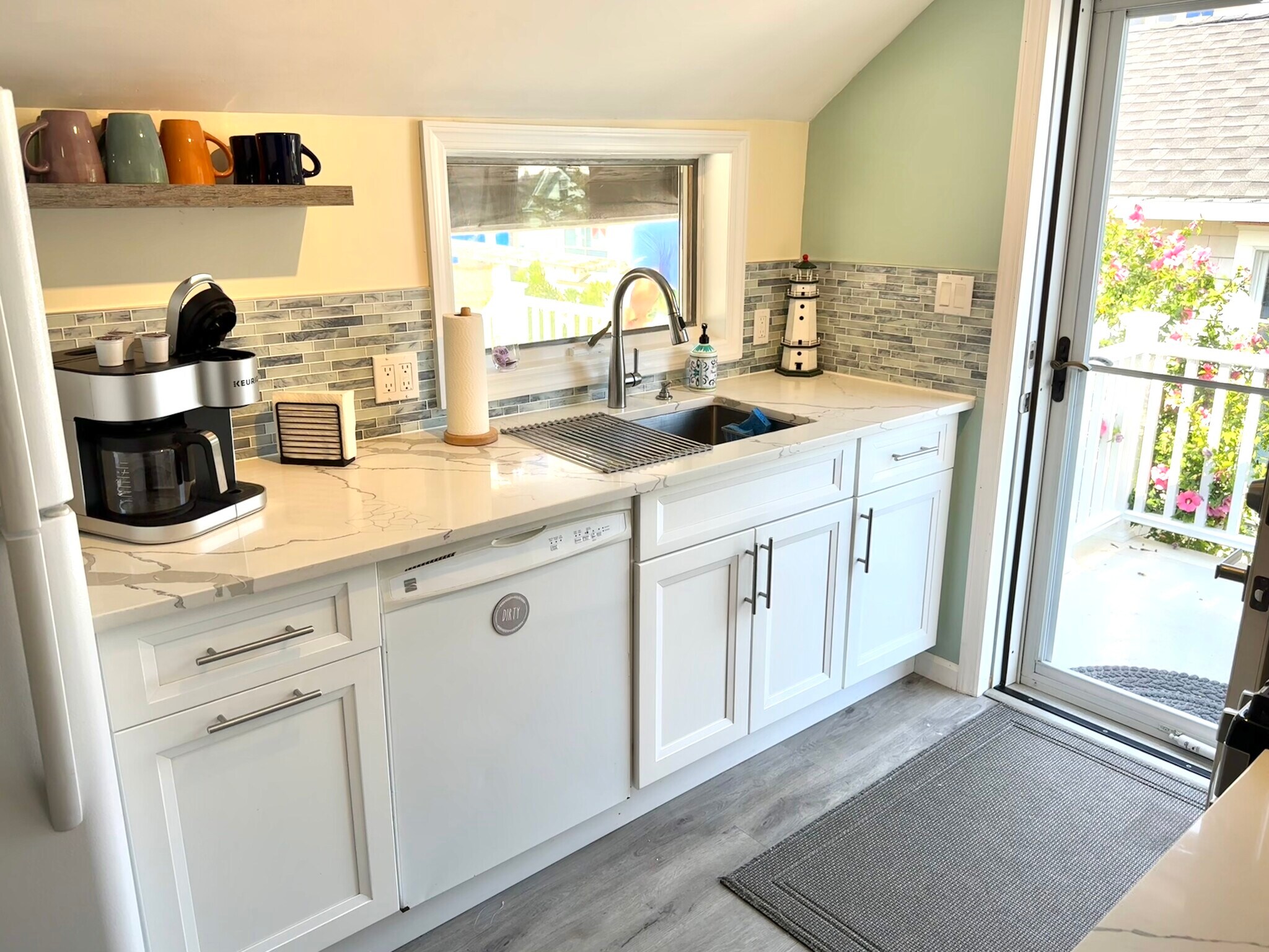 All new Kitchen with quartz counters and large sink - 213 Amber St