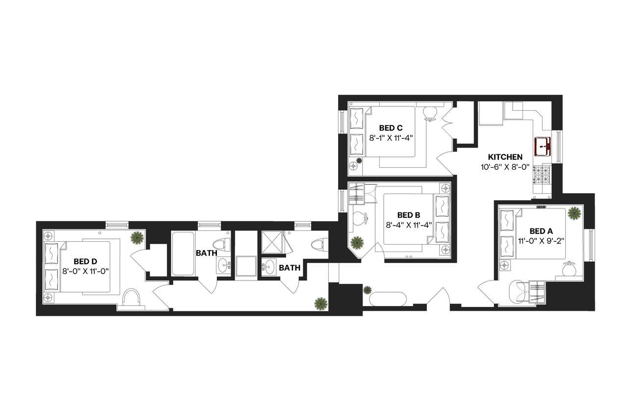Building Photo - Room in Shared 4 bed/2 bath home