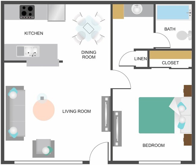 Floorplan - The Palms Apartments