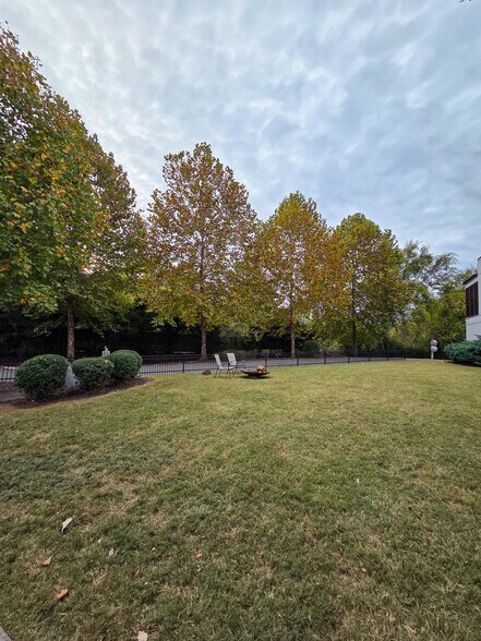 Community green spaces and fire pit. - 3125 Saint Elmo Ave