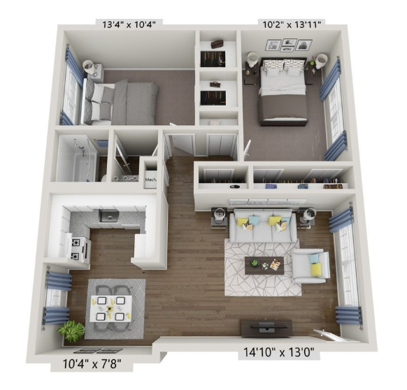 Floorplan - The Commons at Briarwood Park