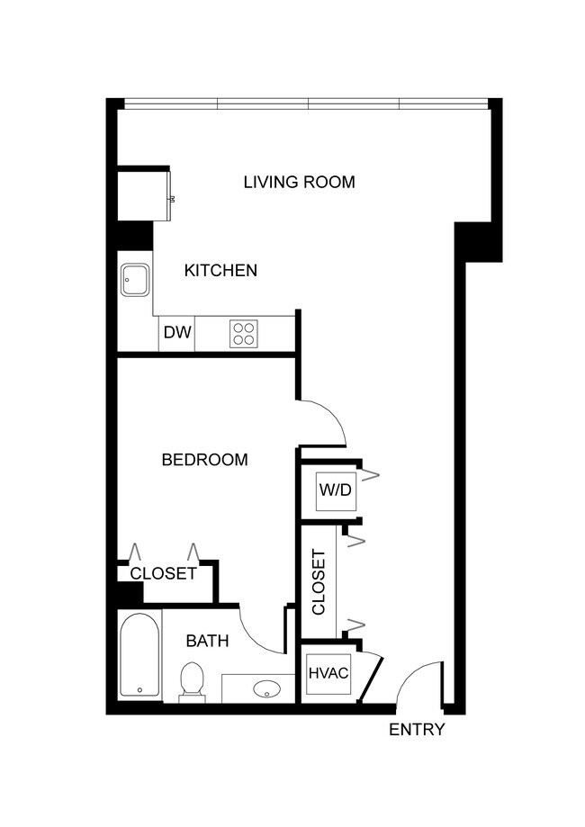 Floorplan - West 7th Apartments