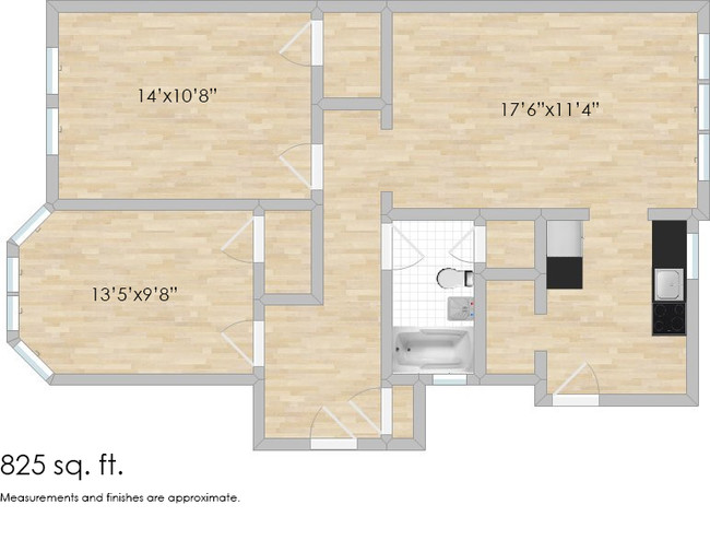 Floorplan - 1412-1414 N. Austin Blvd.